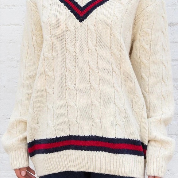 Brandy Melville Nikki Stripped Sweater - Picture 9 of 12